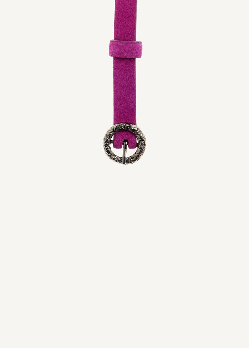 Thin Suede Belt | Purple Accessories INTROPIA