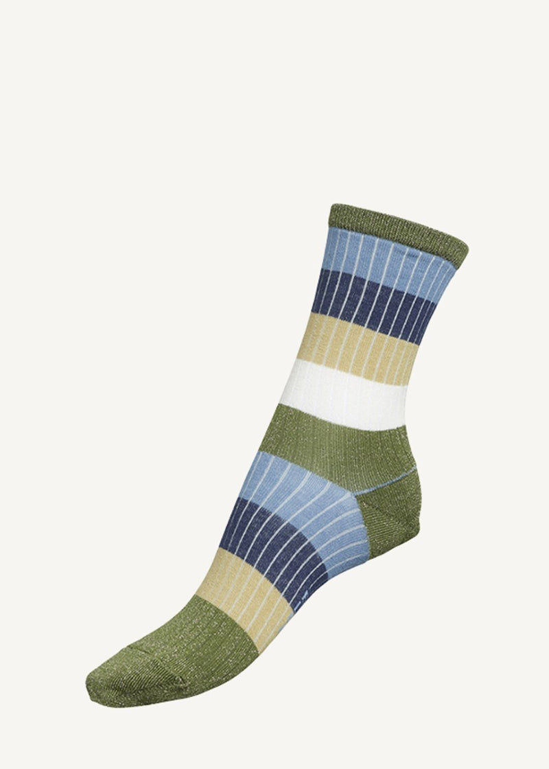 Striped Socks Green Accessories BELLA BALLOU 