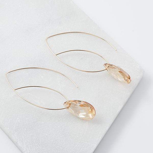 Pathway Lge Crystal | Gold Accessories AMY TAMBLYN