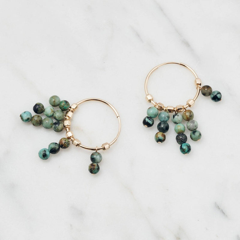 Magnesium Tiered Hoops Accessories AMY TAMBLYN