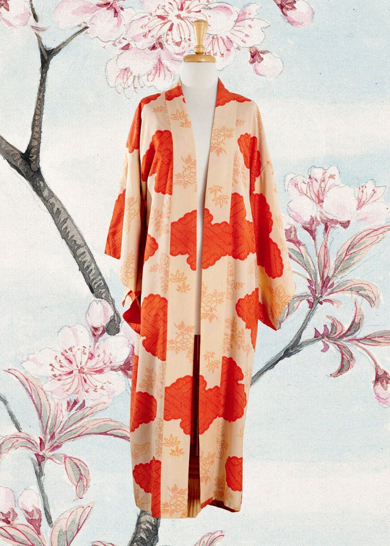 Large Orange Blossom Kimono THE COOK, HIS WIFE & HER SHOES 